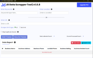 justdail data extractor