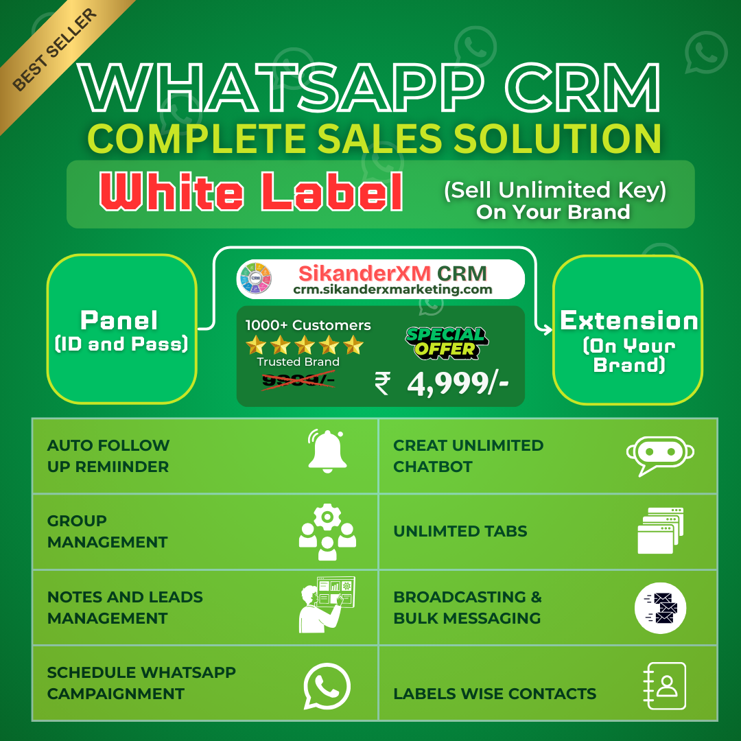 WHATSAPP CRM WHITE LABEL