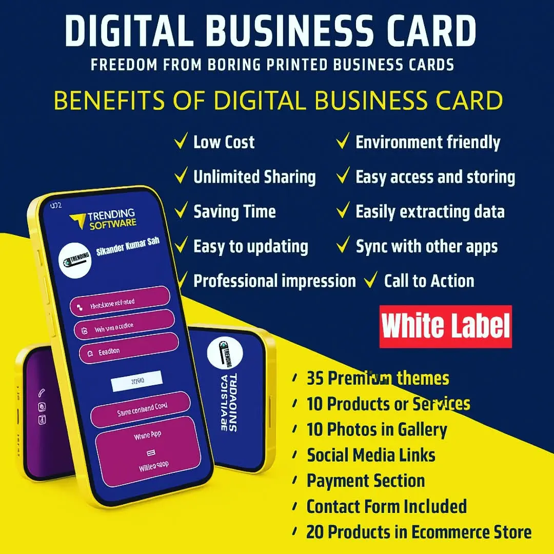Digital Business Card White Label
